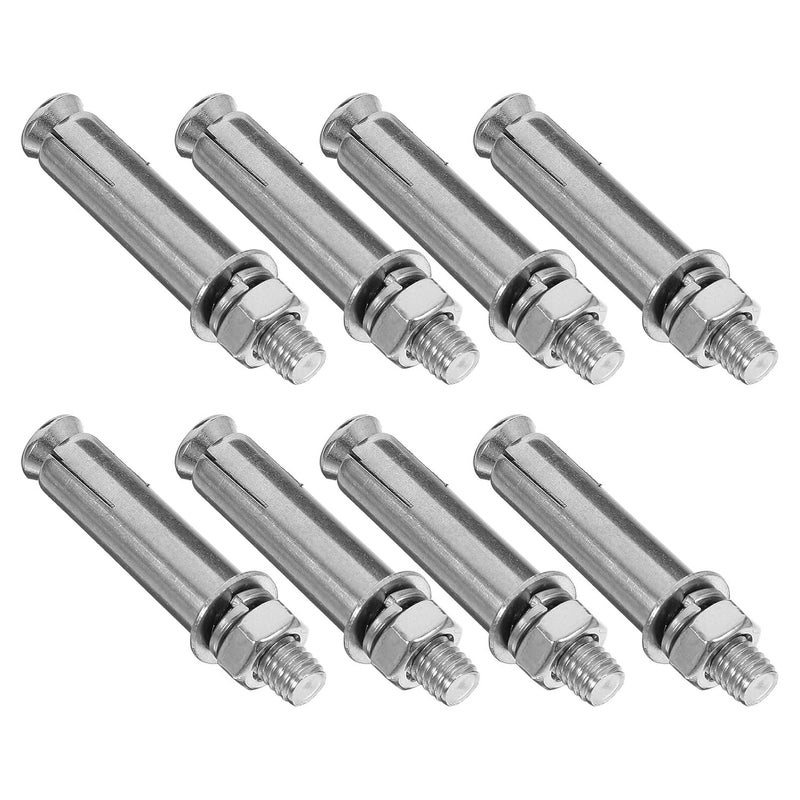 Mobestech 8Pcs Heavy Duty Stainless Steel Expansion Bolts For Concrete Wall Fastening - Image 1